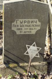 Гурвич Лея Шепшелевна, Москва, Востряковское кладбище